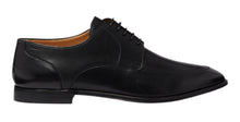 Load image into Gallery viewer, Bally Wedmer 6234185 Men's Black Calf Plain Leather Derby Shoes MSRP $770