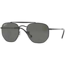 Load image into Gallery viewer, Ray-Ban RB3648 002/58 The Marshal Black G-15 Green Polarized 54-21-145