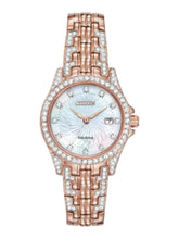 Load image into Gallery viewer, Citizen EW1228-53D Women's Silhouette Crystal MOP Dial 29 mm Watch MSRP $395