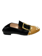 Load image into Gallery viewer, Bally Janelle 6225887 Ladies White/Black Pony Loafers Leather MSRP $870