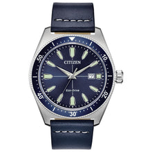 Load image into Gallery viewer, Citizen AW1591-01L Eco-Drive Brycen Men's Blue Dial Strap 43 mm Watch MSRP $295