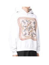 Load image into Gallery viewer, Bally 6305275 Men's Embroidered Train Cotton Hooded Sweatshirt MSRP $730