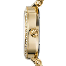 Load image into Gallery viewer, Michael Kors Mini Parker MK6056 Women's Gold-Tone Quartz 33mm Watch MSRP $275
