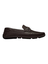 Load image into Gallery viewer, Bally Payler-CH 6311226 Men's Ebano Grained Leather Drivers MSRP $720
