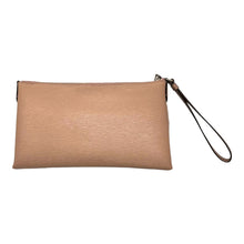 Load image into Gallery viewer, Bally Leddon 6219398 Ladies Nude Wrislet Clutch Calf Embossed MSRP $625