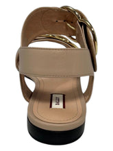 Load image into Gallery viewer, Bally Casila 6225701 Women's Skin Lamb Leather Flat Sandals MSRP $695