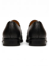 Load image into Gallery viewer, Bally Scrivani 6231321 Men's Black Grained Leather Derby Shoes MSRP $1260