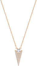 Load image into Gallery viewer, Swarovski Funk 5241276 Rose Gold Plated & Crystal Pendant Necklace MSRP $99