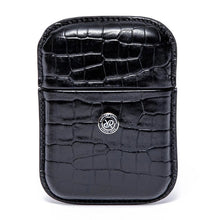 Load image into Gallery viewer, Rapport London Director's Range Leather Business Card Holder in Black D338