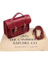 Load image into Gallery viewer, Cambridge Satchel MINNA1169MNI10101 The Mini Red Leather CrossBody Bag MSRP $265