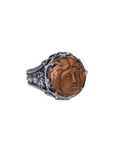 Load image into Gallery viewer, Konstantino Silver & Copper Aeolous Greek Coin Ring Size 11 DMK2083-374 S11 MSRP $565