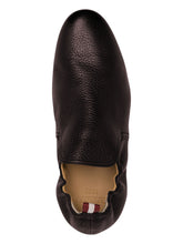 Load image into Gallery viewer, Bally Planker 6237971 Men's Coffee Calf Grained Leather Loafers MSRP $835