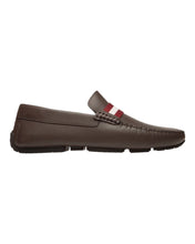 Load image into Gallery viewer, Bally Waltec 6230207 Men's Chocolate Calf Plain Leather Loafers MSRP $620