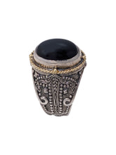 Load image into Gallery viewer, Konstantino Silver, 18K gold and Onyx Ring Size 10 - DKJ636-120 MSRP $760