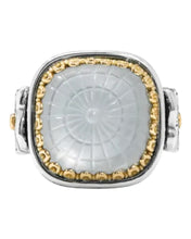 Load image into Gallery viewer, Konstantino Dome Silver 18k Gold MOP Doublet Ring DKJ971-313 S8 MSRP $950