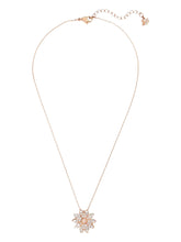 Load image into Gallery viewer, Swarovski Eternal 5540973 Flower Pendant Rose Gold Tone Necklace MSRP $129