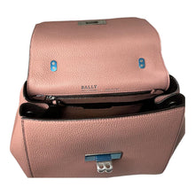Load image into Gallery viewer, Bally B Turn 6203769 Rosehaze Calf Grained Turnlock Shoulder Bag MSRP $1995