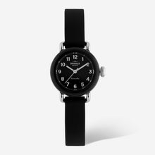 Load image into Gallery viewer, NEW SHINOLA Detrola Women's Pee Wee S0120213529 Black Watch 25mm MSRP $325