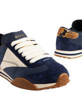 Load image into Gallery viewer, Bally Sonney 6304631 Men's Marine/Bone/New Rhu Sneaker MSRP $695