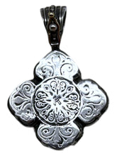 Load image into Gallery viewer, Konstantino 18K & Silver Labradorite Pearl Cross with Chain STKJ28-122 MSRP $865