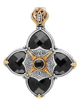 Load image into Gallery viewer, Konstantino 18K & Silver Onyx Pendant with Chain MEMK5114-120-CUT MSRP $1930
