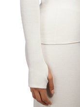 Load image into Gallery viewer, Bally 6302983 Women's Alpine Bone Cashmere Turtleneck Sweater Size S MSRP $950