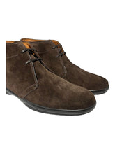 Load image into Gallery viewer, Bally Milkom 6209552 Men's Coffee Calf Suede Leather Boots Size 7.5 MSRP $525