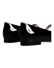 Load image into Gallery viewer, Bally Elis 6303067 Women's Black Calf Patent Leather Flat MSRP $990
