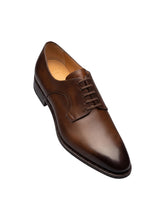 Load image into Gallery viewer, Bally Scrivani 6231325 Men's Mid Brown Leather Derby Shoes MSRP $1260