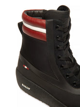 Load image into Gallery viewer, Bally Croker 6239721 Men's Black Calf Leather Shirling-Lined Boots MSRP $799