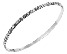Load image into Gallery viewer, Konstantino Classic Sterling Silver Etched Bangle Bracelet BKJ186-131 MSRP $200