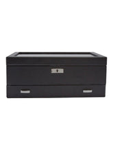 Load image into Gallery viewer, Wolf 1834 Roadster 10 PC Black Watch Box w/ Drawer - 477656