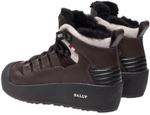 Load image into Gallery viewer, Bally Cusago 6239736 Women's Ebano Shearling-Lined Leather Boots MSRP $660