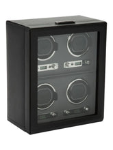 Load image into Gallery viewer, Wolf 1834 Classic 4 Piece Black Watch Winder - 456702