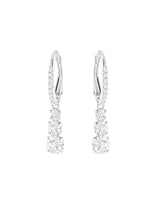 Load image into Gallery viewer, Swarovski Stilla Attract Trilogy 5416155 Drop Pierced Earrings MSRP $119