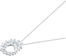 Load image into Gallery viewer, Swarovski Louison 5450926 Silver Rhodium Plated Pendant Necklace MSRP$119