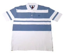 Load image into Gallery viewer, Bally 6303076 Men's Bone/Blue Striped Organic Cotton Polo Shirt Size S MSRP $320