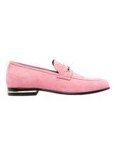 Load image into Gallery viewer, Bally Genos 6304148 Men's Pink Samantha Suede Leather Loafers MSRP $1188