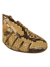 Load image into Gallery viewer, Bally Gabry 6304337 Men's Animal Print Leather Sandals MSRP $940
