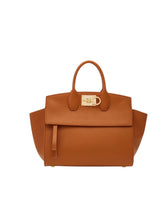 Load image into Gallery viewer, Salvatore Ferragamo Studio Women's 704210 Brown Tote MSRP $3250