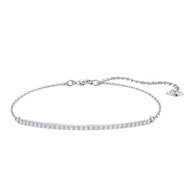 Load image into Gallery viewer, Swarovski Only 5460440 Rhodium Plated & Crystal Bar Bracelet MSRP $79