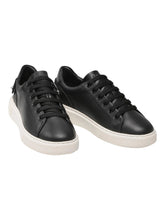 Load image into Gallery viewer, Bally Malya 6236583 Women's Black Calf Plain Sneakers Size 7.5 MSRP $586