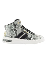 Load image into Gallery viewer, Bally Meson 6301300 Men's White Snakeskin Embossed High Top Sneaker MSRP $720