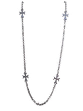 Load image into Gallery viewer, Konstantino Silver & 18K Gold Cross Necklace 36" KOKJ111-130-36 MSRP $2955