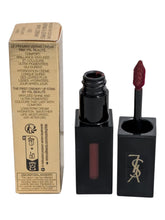 Load image into Gallery viewer, Yves Saint Laurent Rougr Pur Couture Vinyl Cream Lip Stain #409 Burgundy Vibes