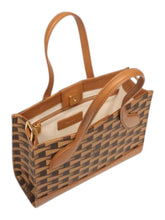 Load image into Gallery viewer, Bally 6304585 Keep On XS Monogram Multidesert Leather Tote Bag MSRP $927