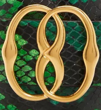 Load image into Gallery viewer, Bally 6304072 Buckle Python-embossed Leather Deep Merald Belt EU 85/US 34 MSRP $520