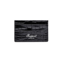 Load image into Gallery viewer, Rapport London Directors Range Leather Credit Card Holder In Black - D334