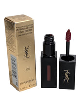 Load image into Gallery viewer, Yves Saint Laurent Rougr Pur Couture Vinyl Cream Lip Stain #409 Burgundy Vibes