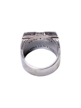Load image into Gallery viewer, Konstantino Men's Silver and 18k Gold Cross Ring DKJ749-130 S11 MSRP $630